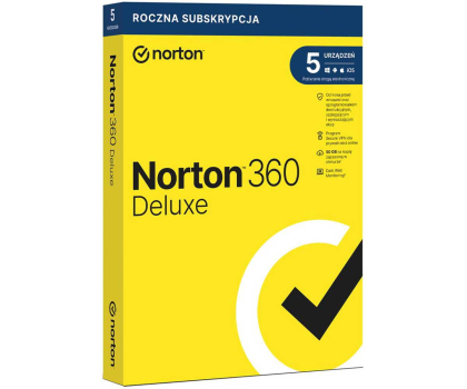 Program antywirusowy NORTON NortonLifeLock 360 Deluxe 5st. (12m.)